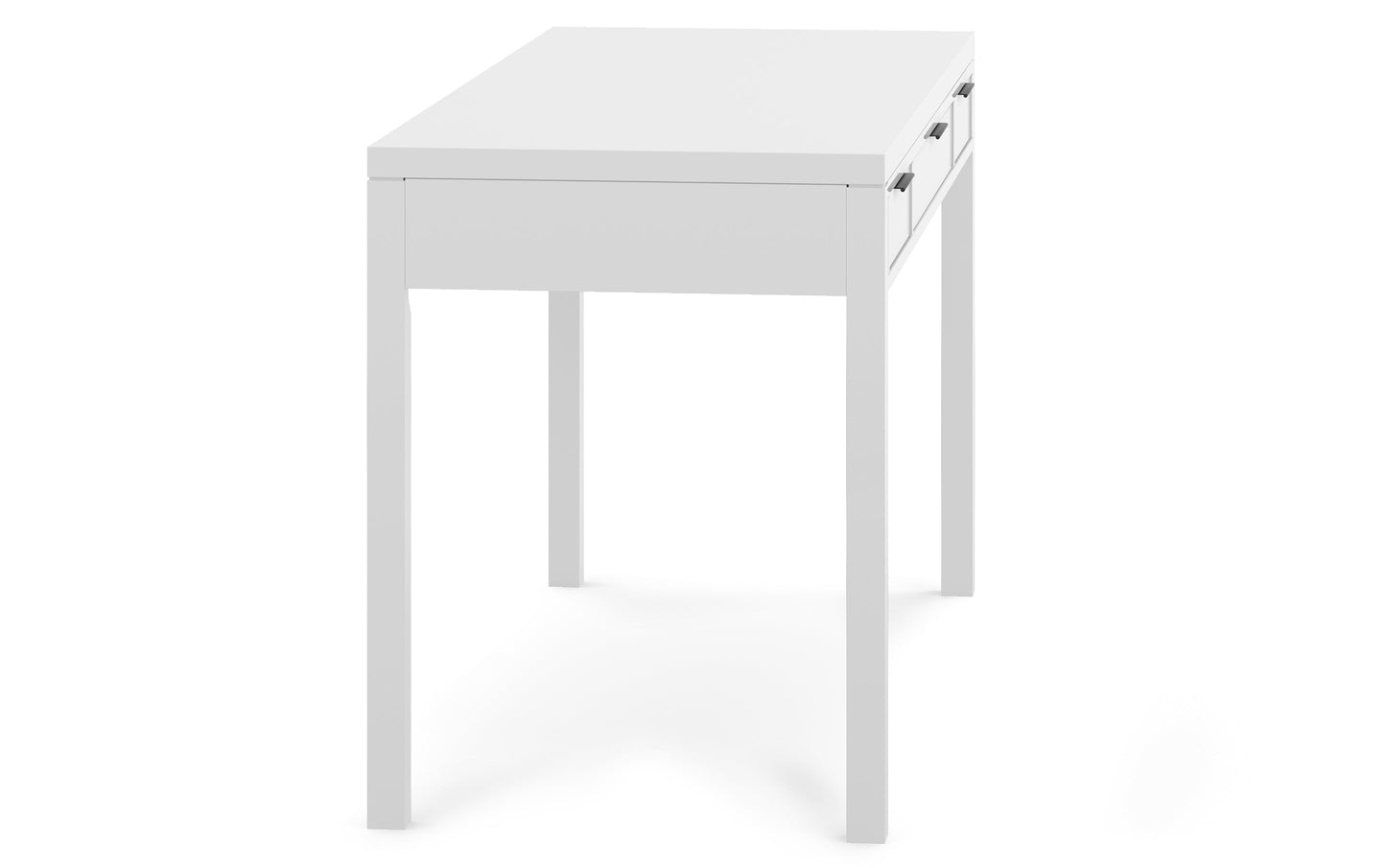 White | Hollander Solid Wood Desk