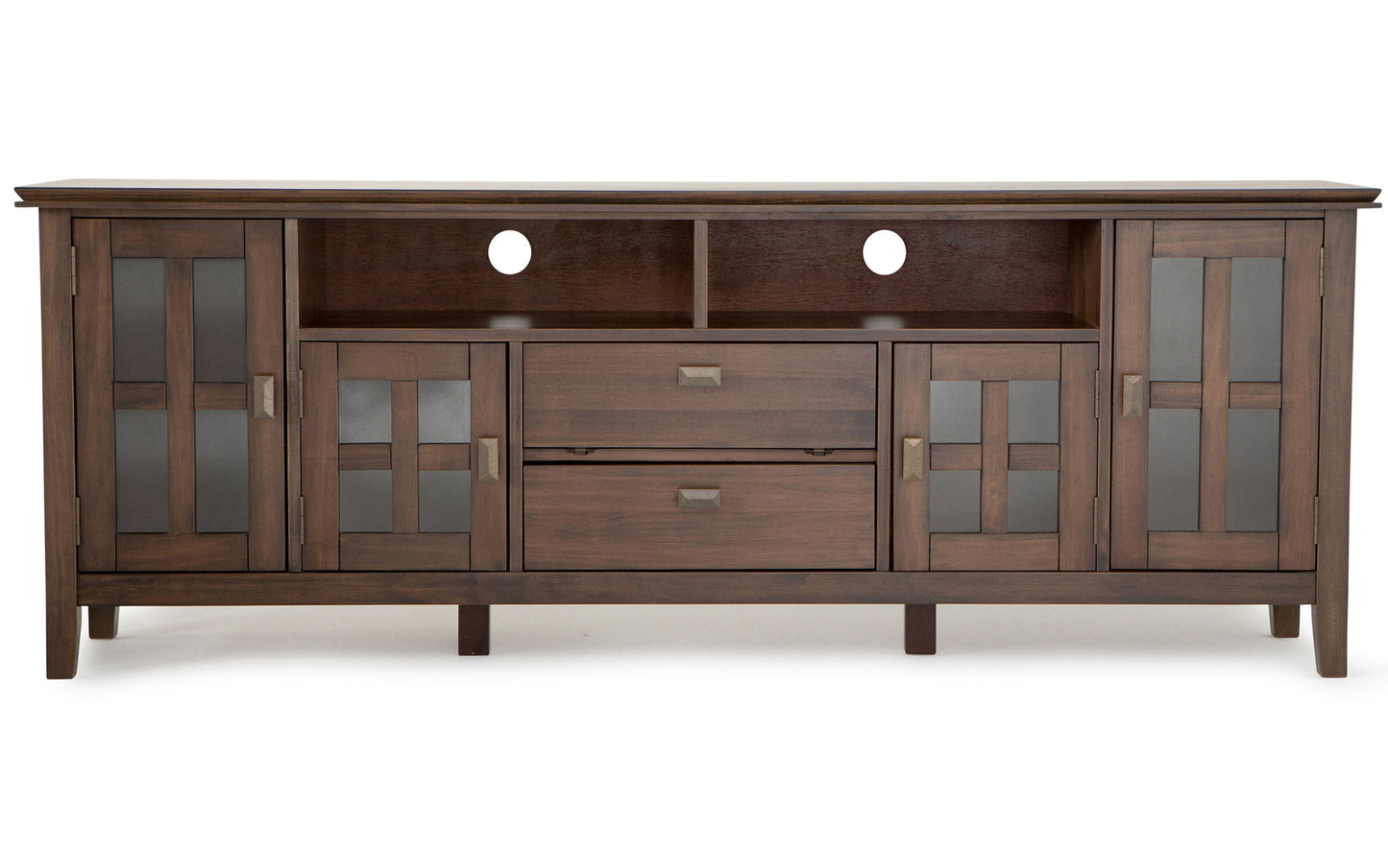 Natural Aged Brown | Artisan 72 inch Tall TV Stand