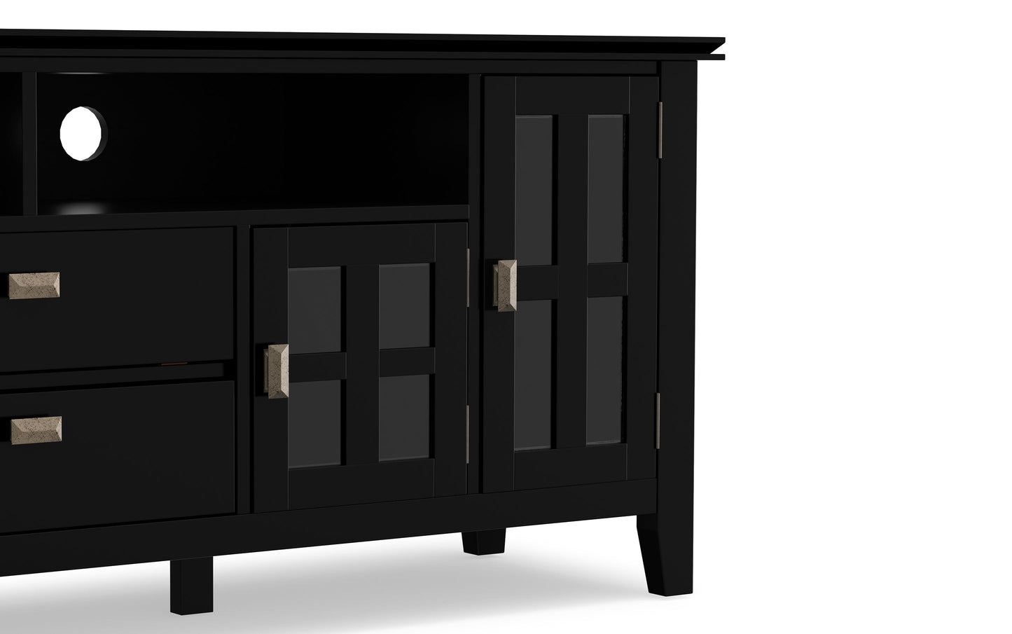 Black | Artisan 72 inch Tall TV Stand