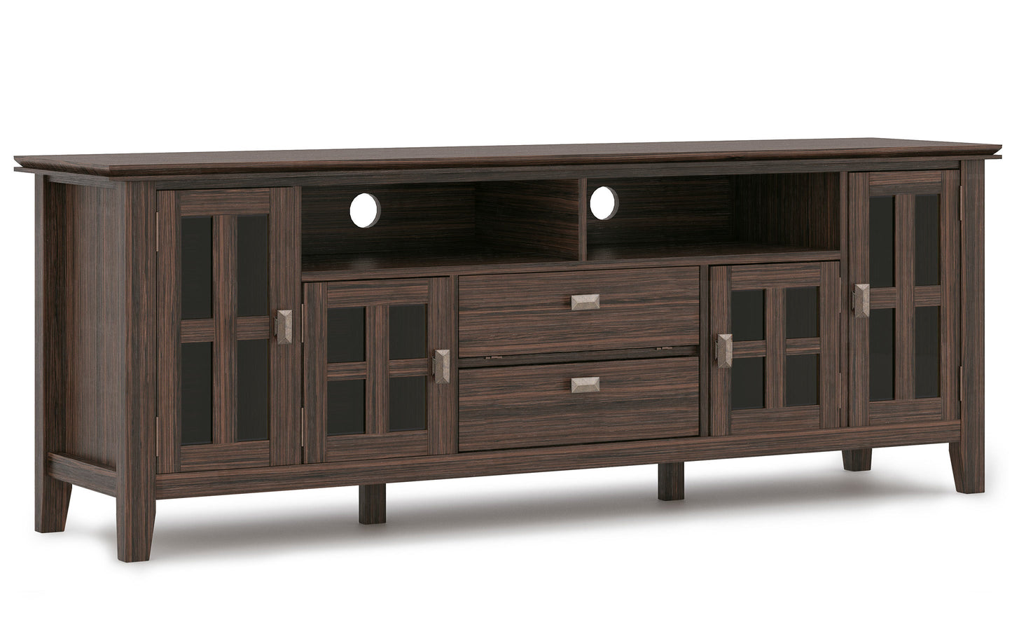 Farmhouse Brown | Artisan 72 inch Tall TV Stand