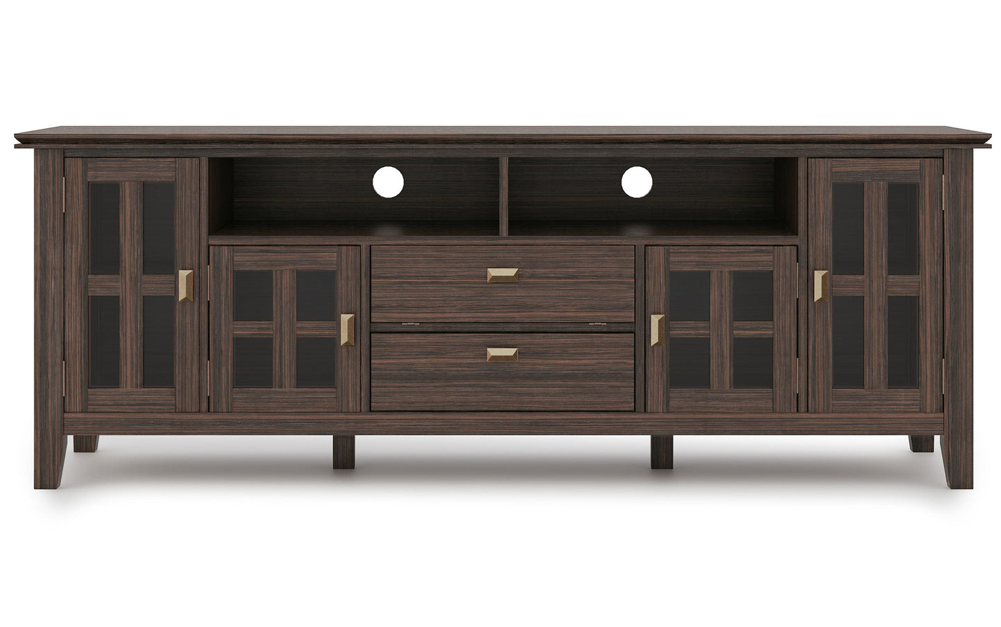 Farmhouse Brown | Artisan 72 inch Tall TV Stand