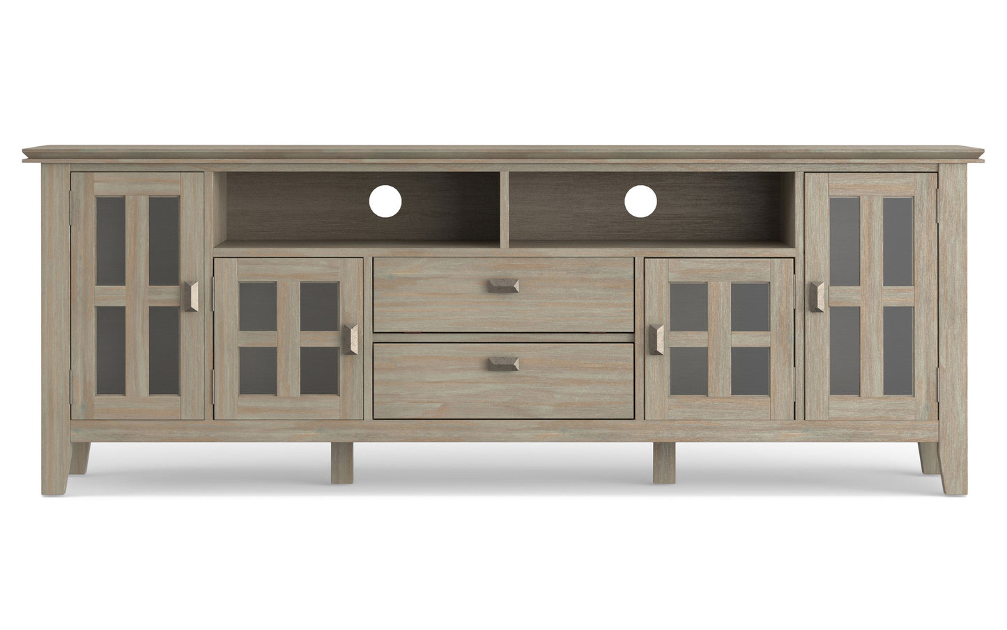 Distressed Grey | Artisan 72 inch Tall TV Stand