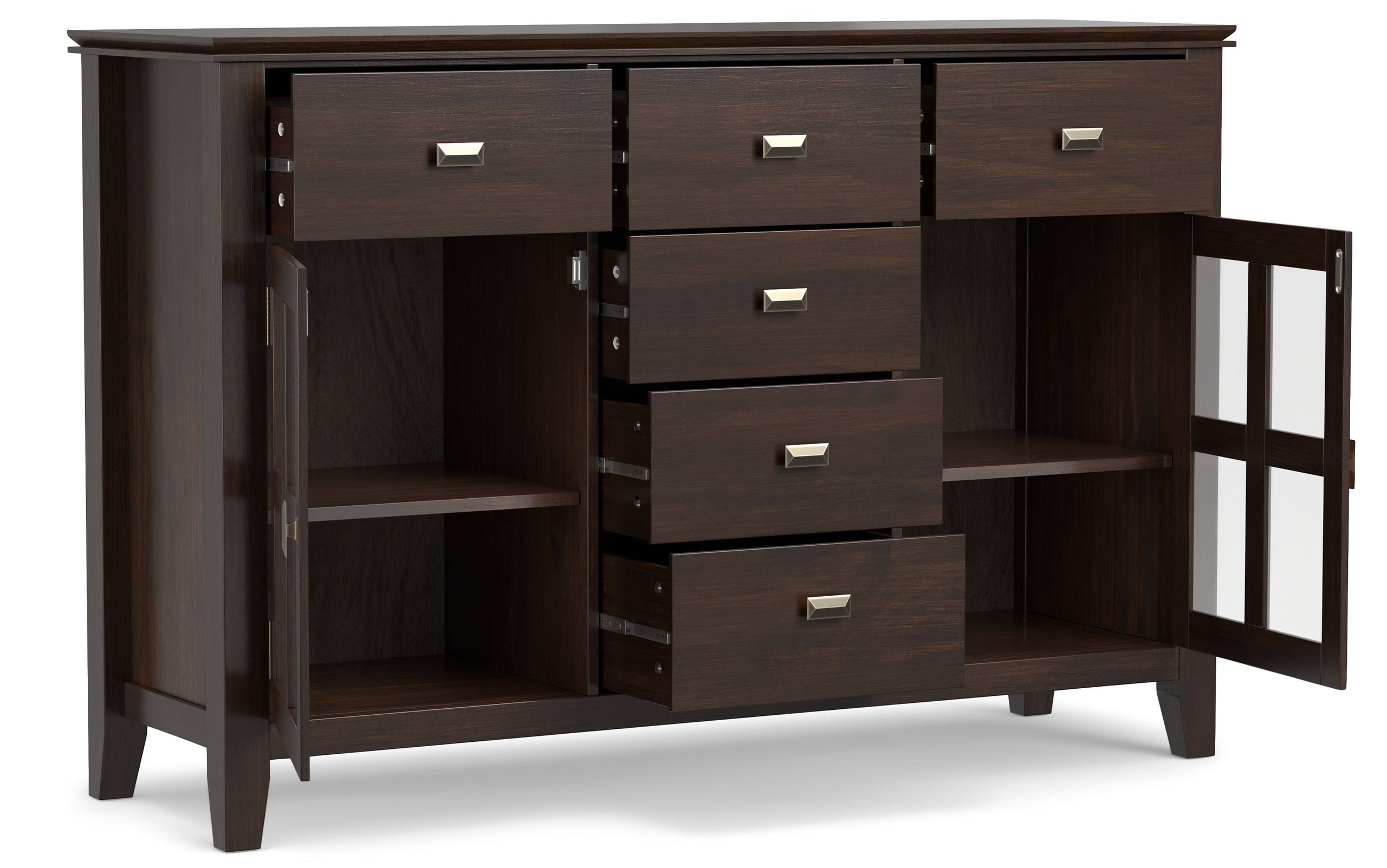 Dark Chestnut Brown | Artisan Sideboard Buffet