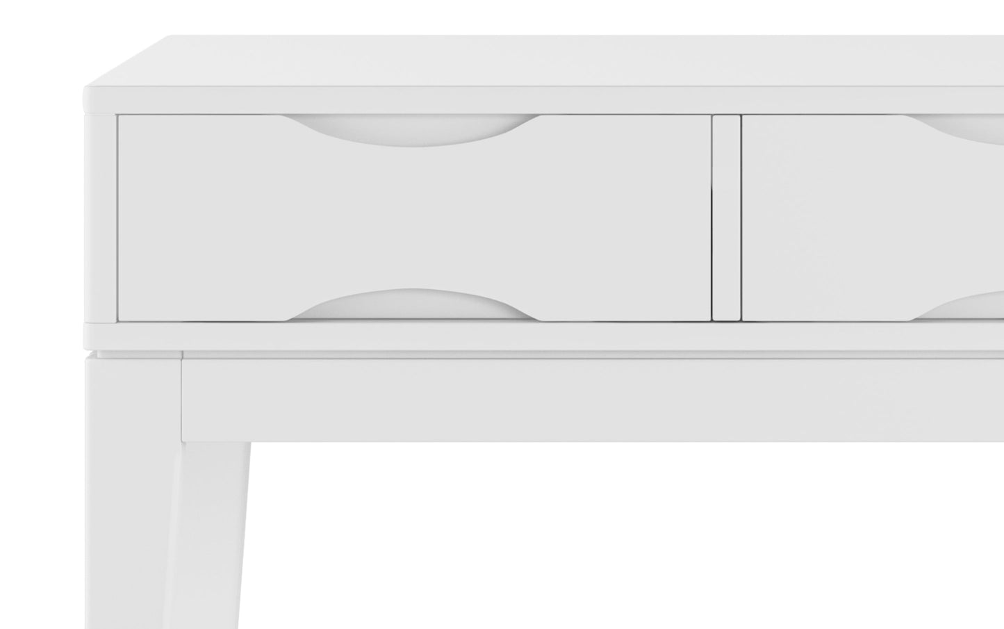 White | Harper 54 inch Console Sofa Table