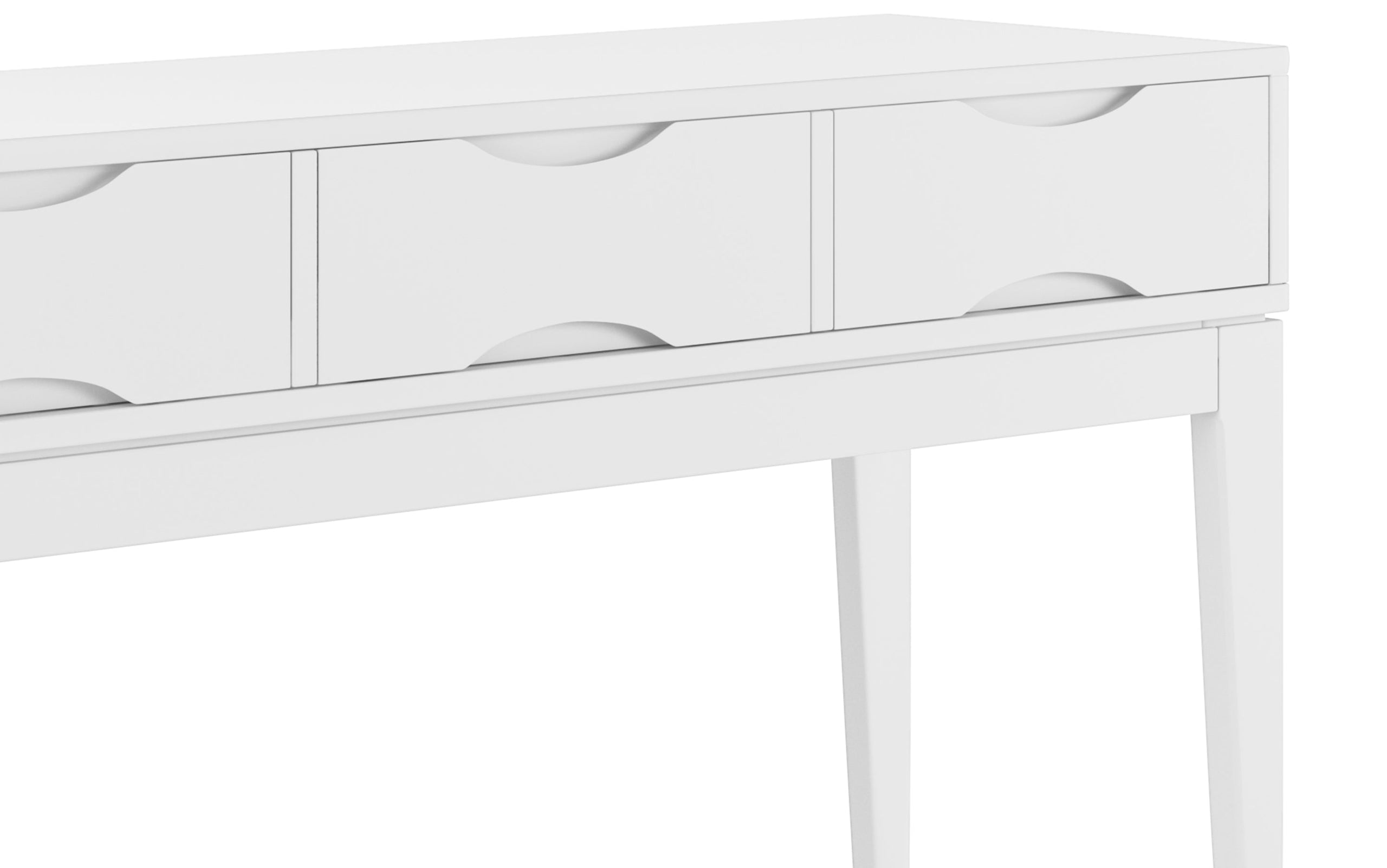 White | Harper 54 inch Console Sofa Table