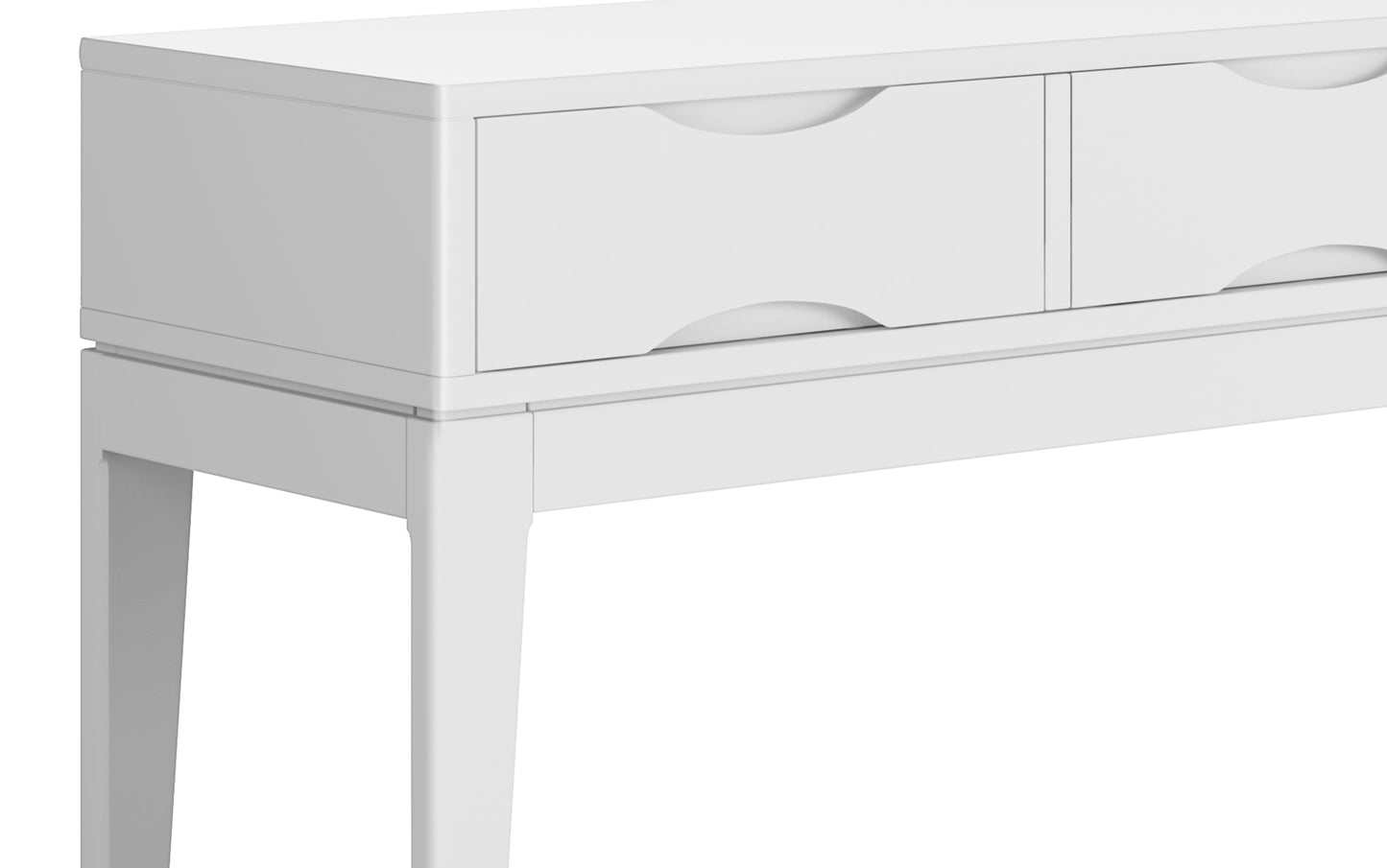 White | Harper 54 inch Console Sofa Table