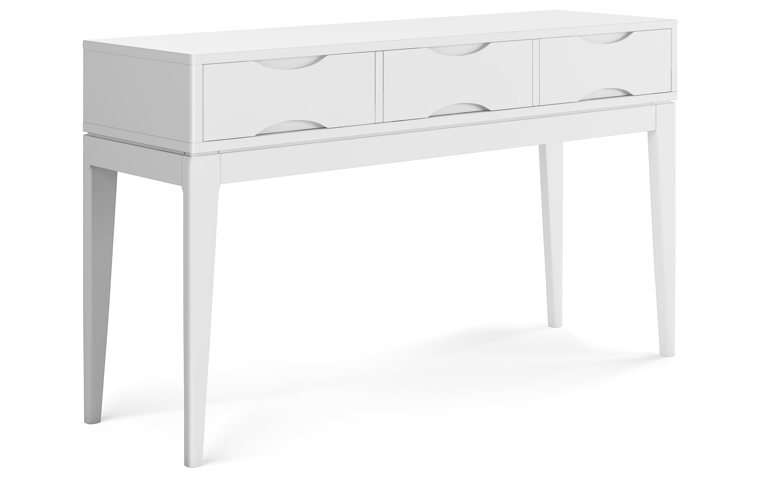 White | Harper 54 inch Console Sofa Table