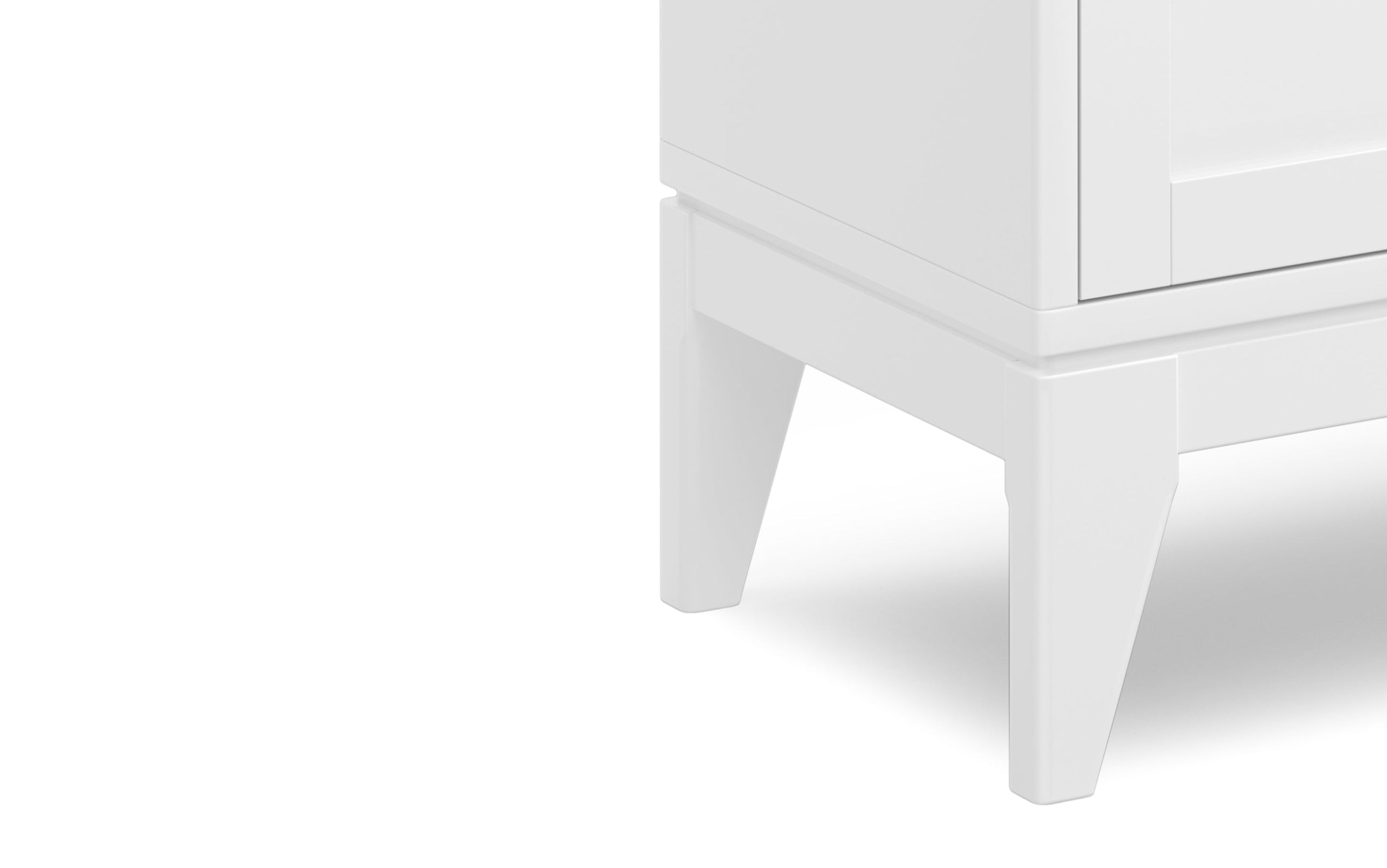 White | Harper 30 inch Low Storage Cabinet