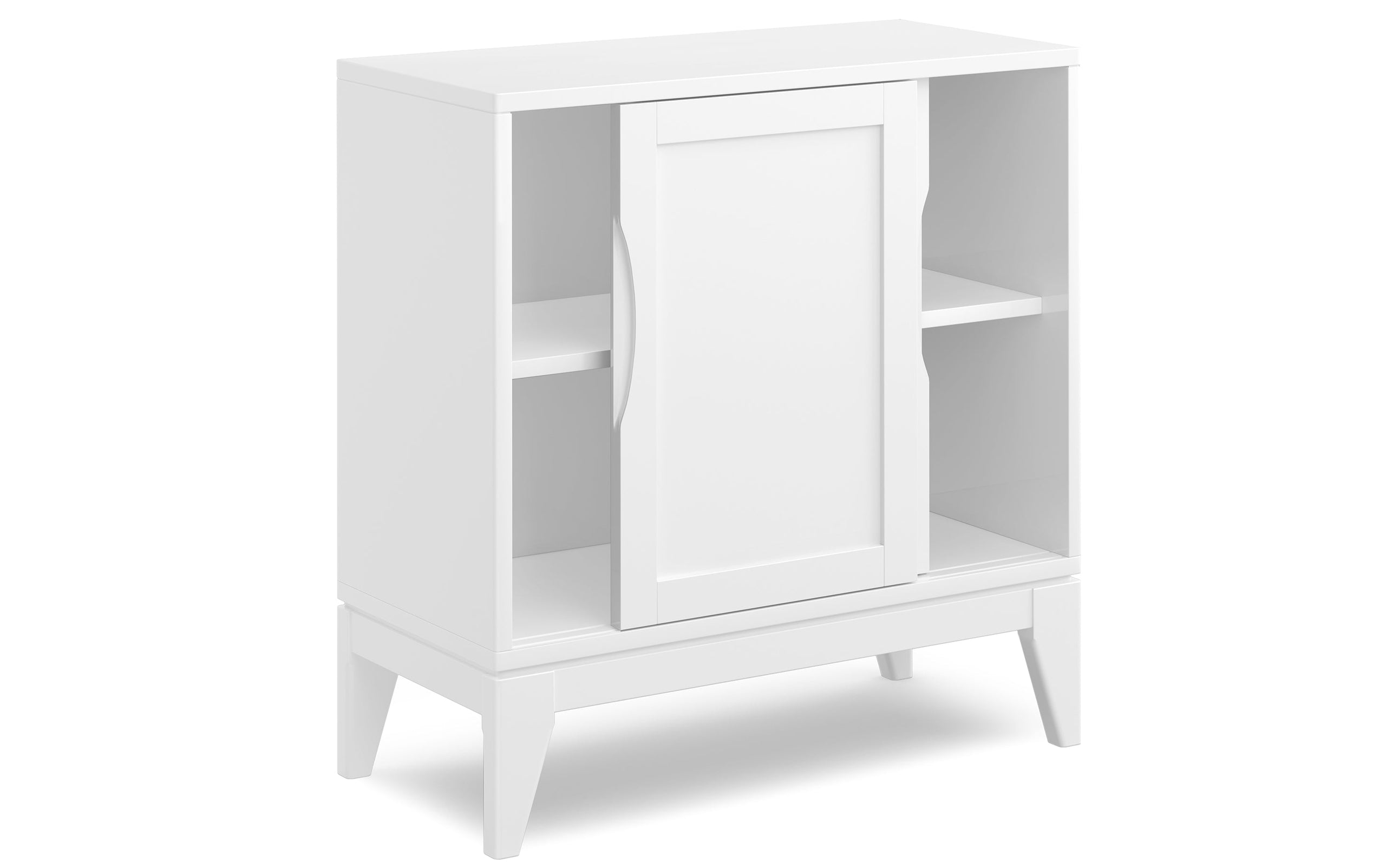 White | Harper 30 inch Low Storage Cabinet