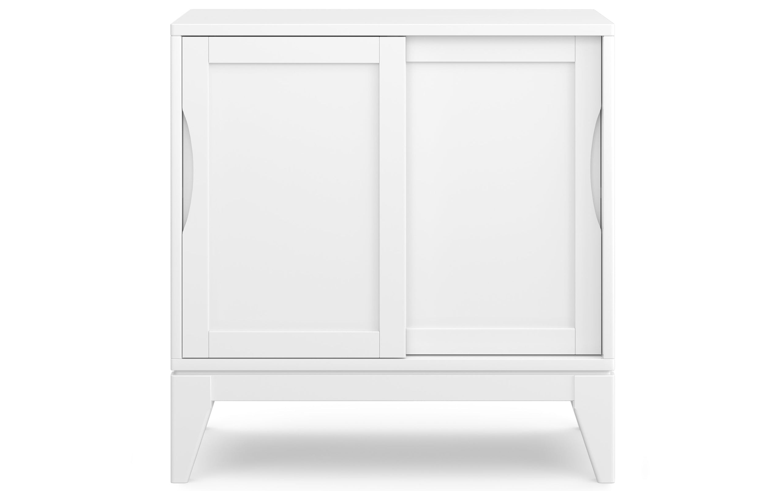 White | Harper 30 inch Low Storage Cabinet