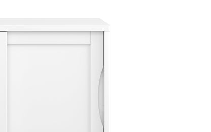 White | Harper 30 inch Low Storage Cabinet