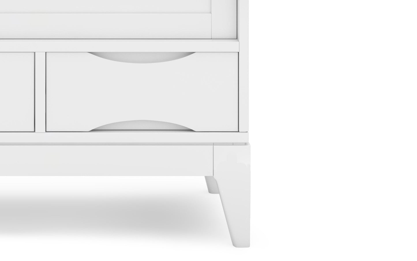 White | Harper 48 inch Medium Storage Cabinet