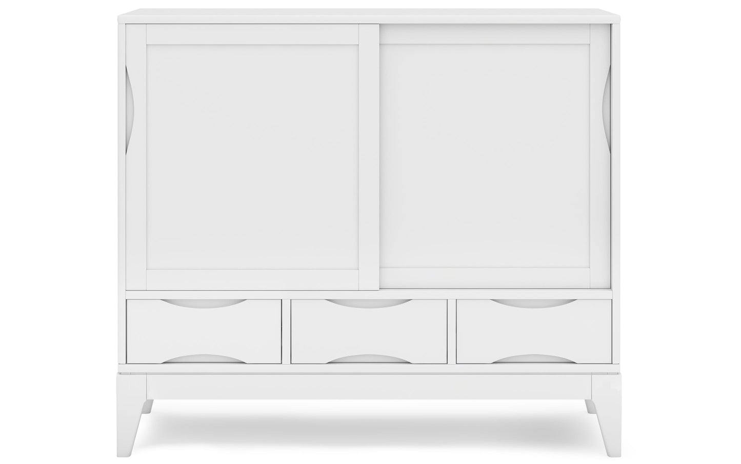 White | Harper 48 inch Medium Storage Cabinet