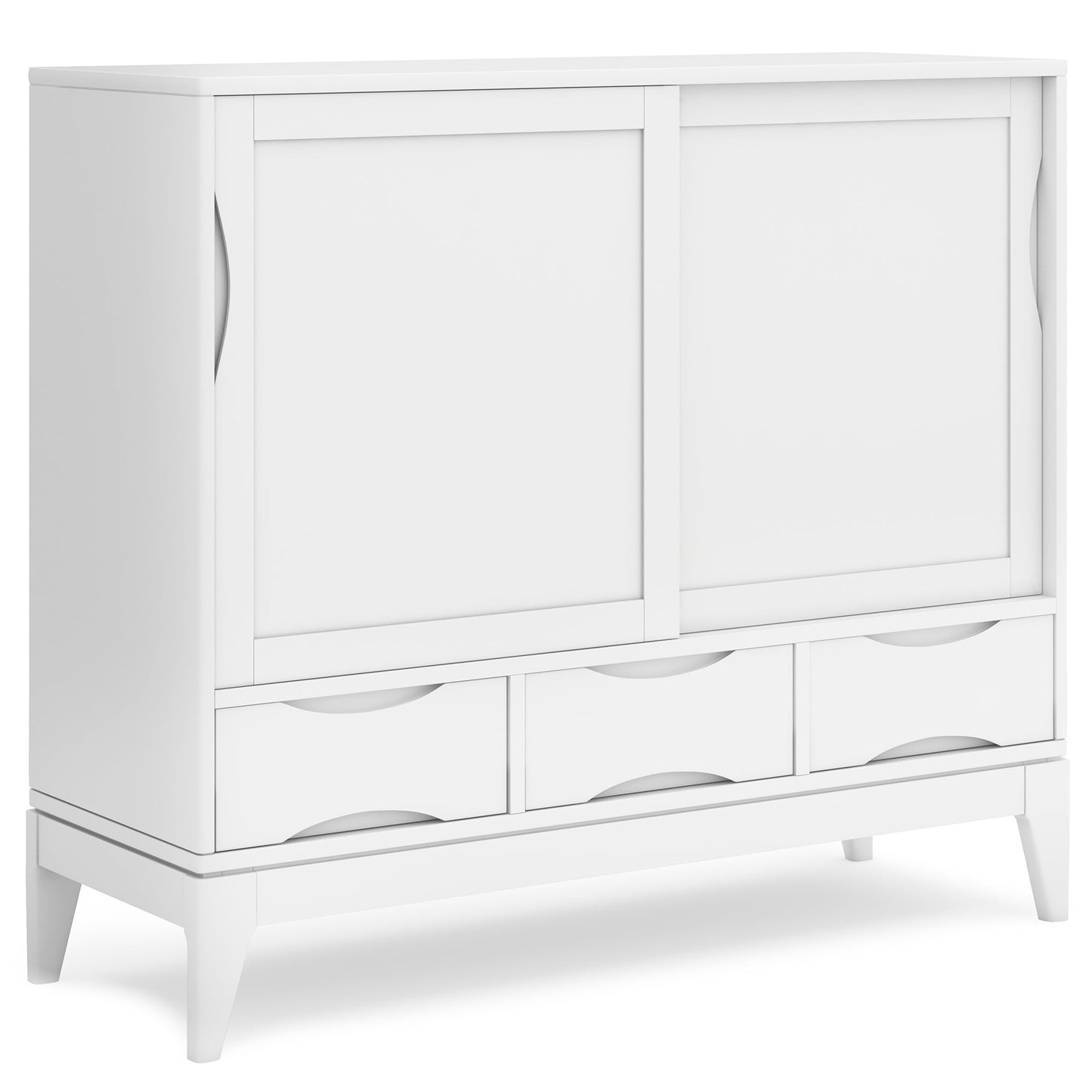 White | Harper 48 inch Medium Storage Cabinet