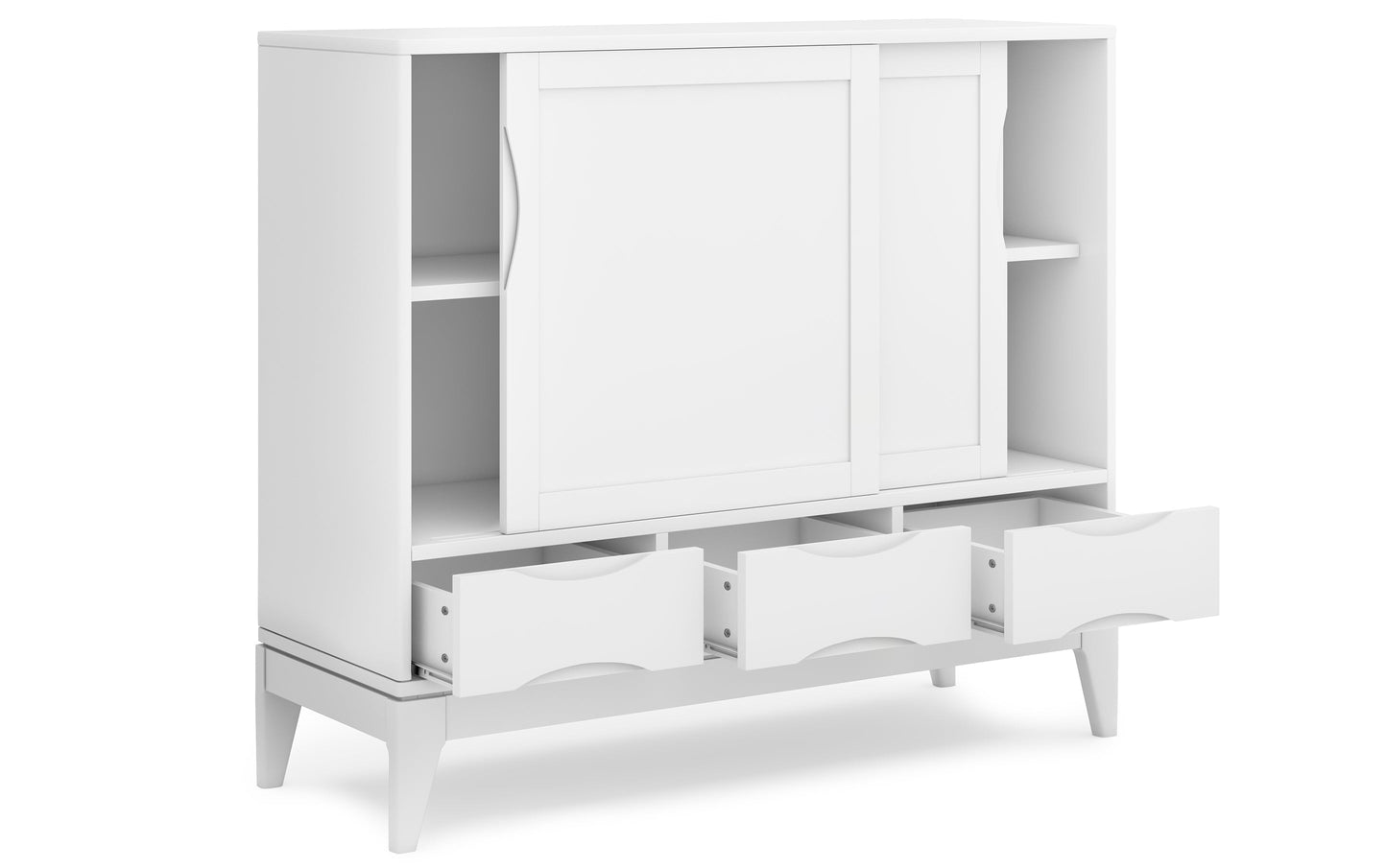 White | Harper 48 inch Medium Storage Cabinet