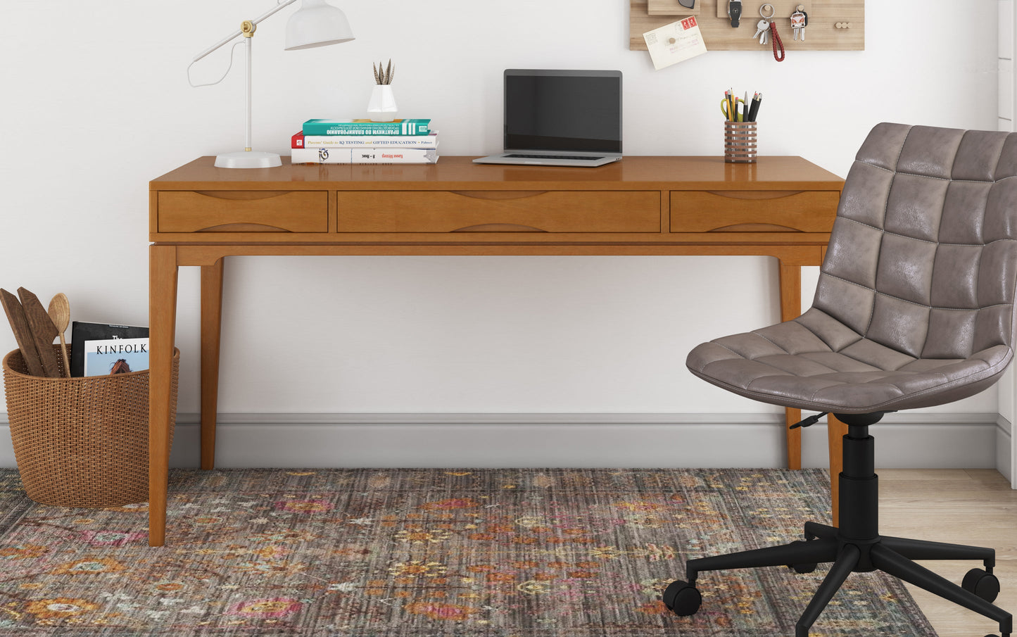 Light Golden Brown | Harper 60 inch Desk