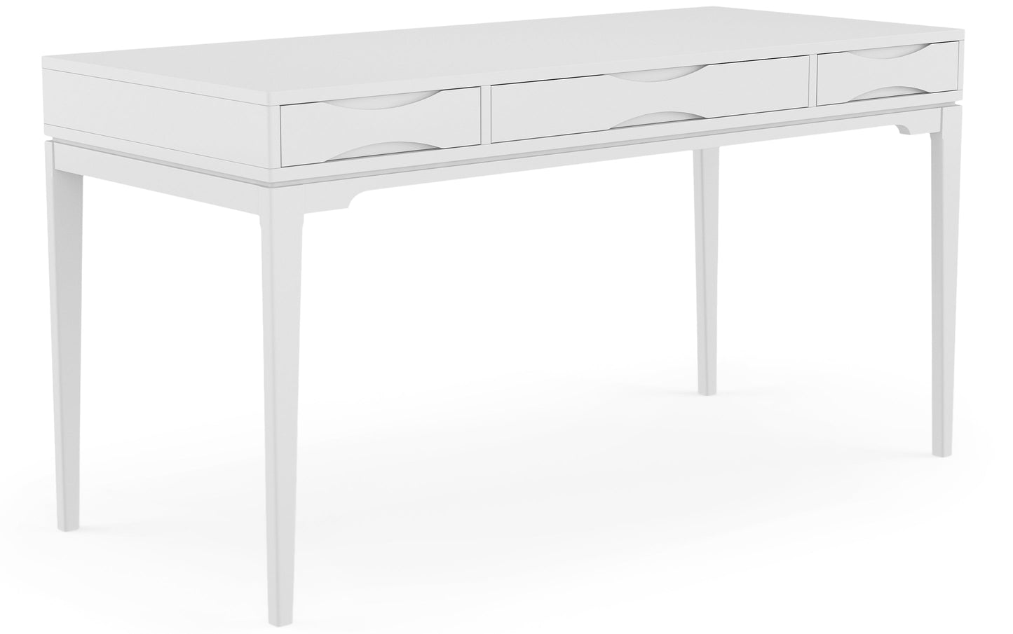 White | Harper 60 inch Desk