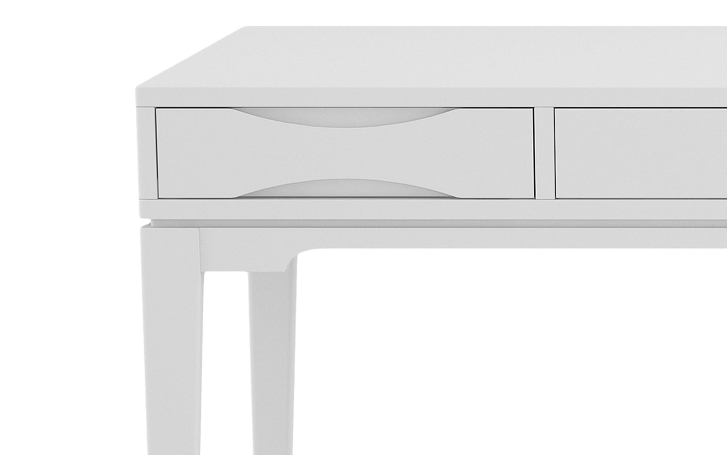 White | Harper 60 inch Desk