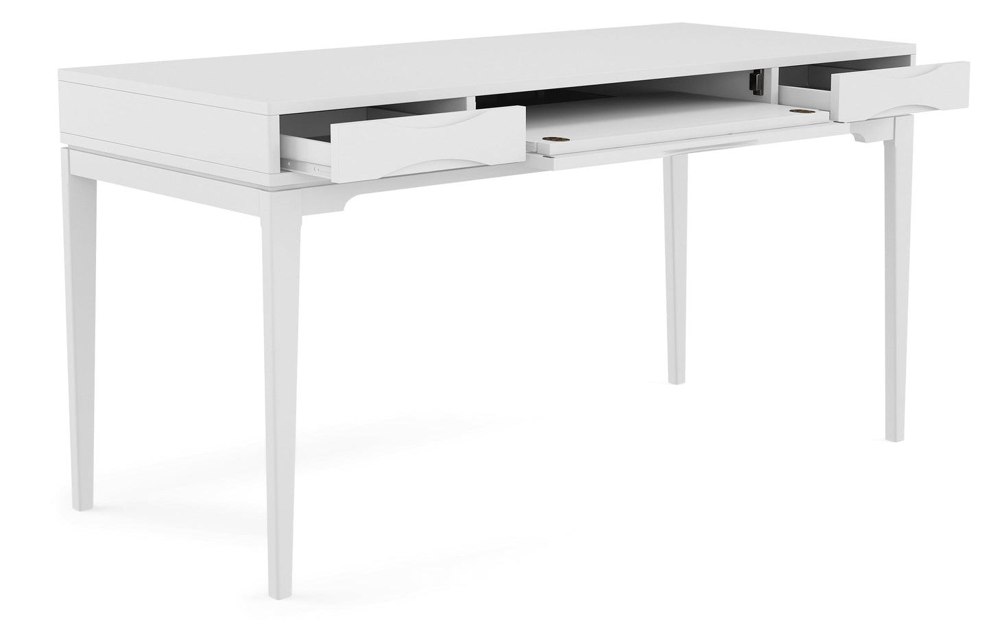 White | Harper 60 inch Desk