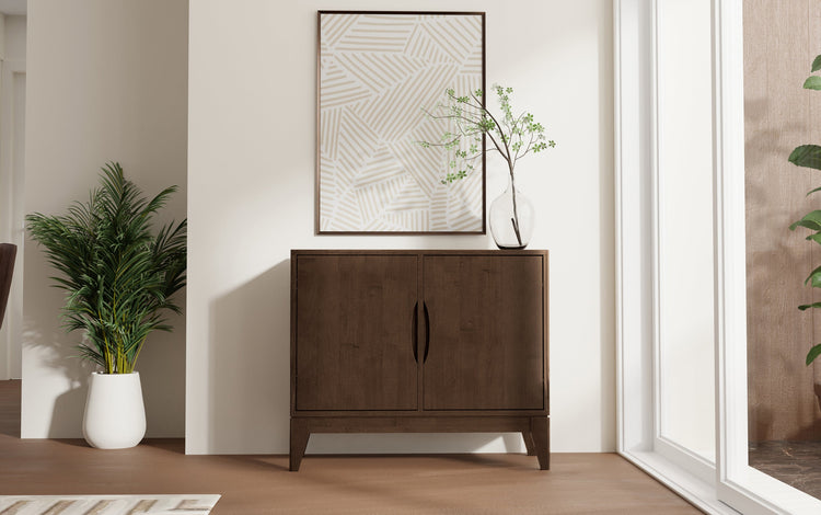 Walnut Brown | Harper 2 Door Sideboard Buffet / Storage Cabinet