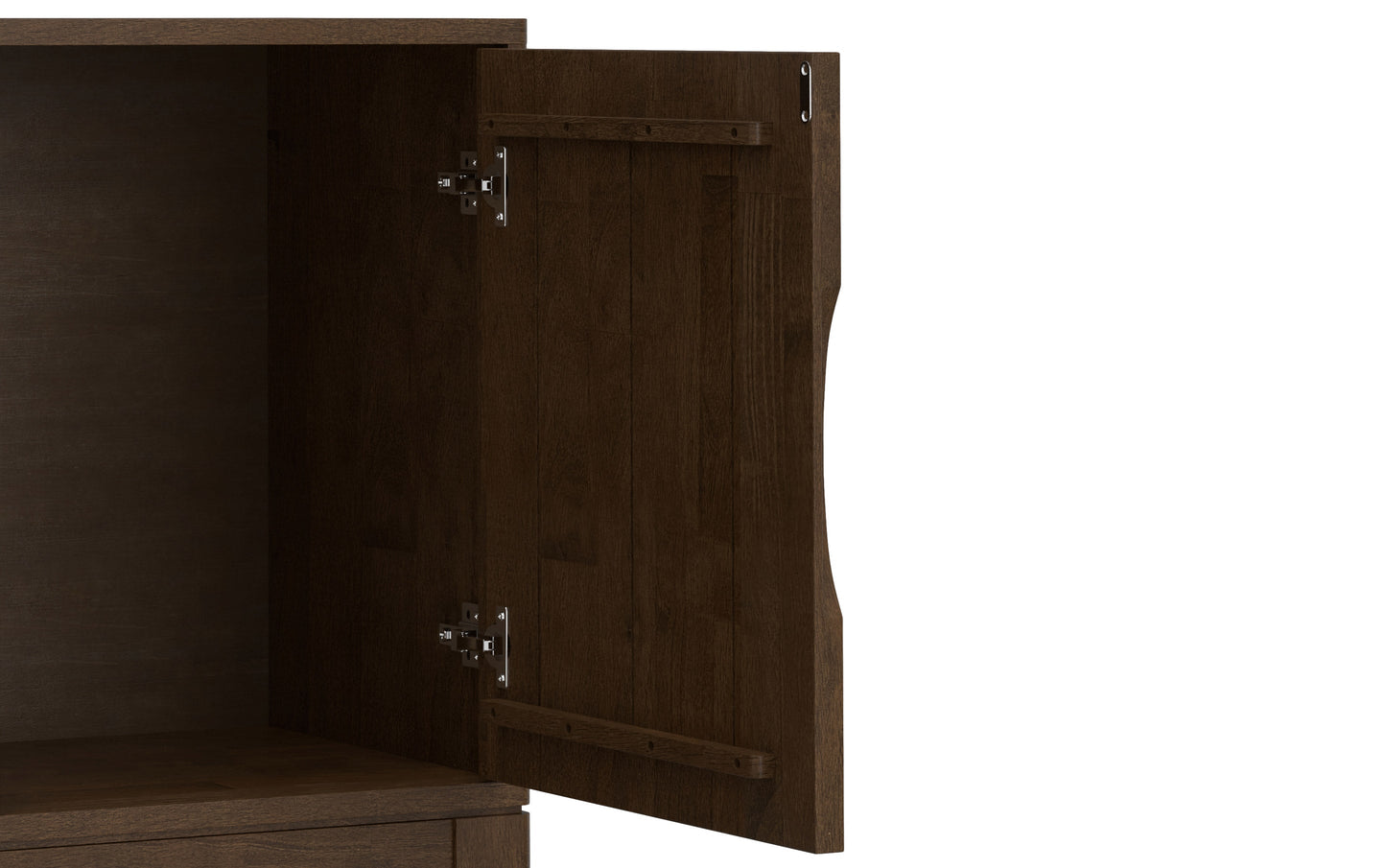 Walnut Brown | Harper 2 Door Sideboard Buffet / Storage Cabinet