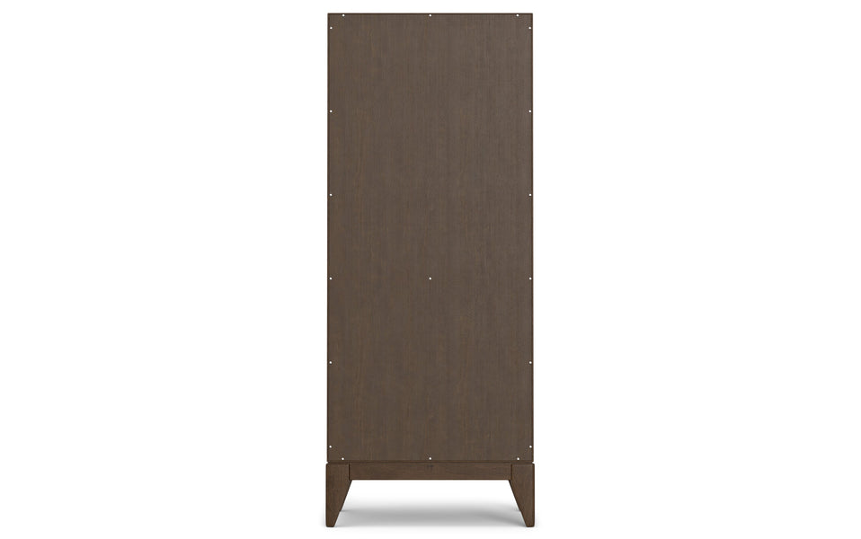 Walnut Brown | Harper 5 Shelf Bookcase