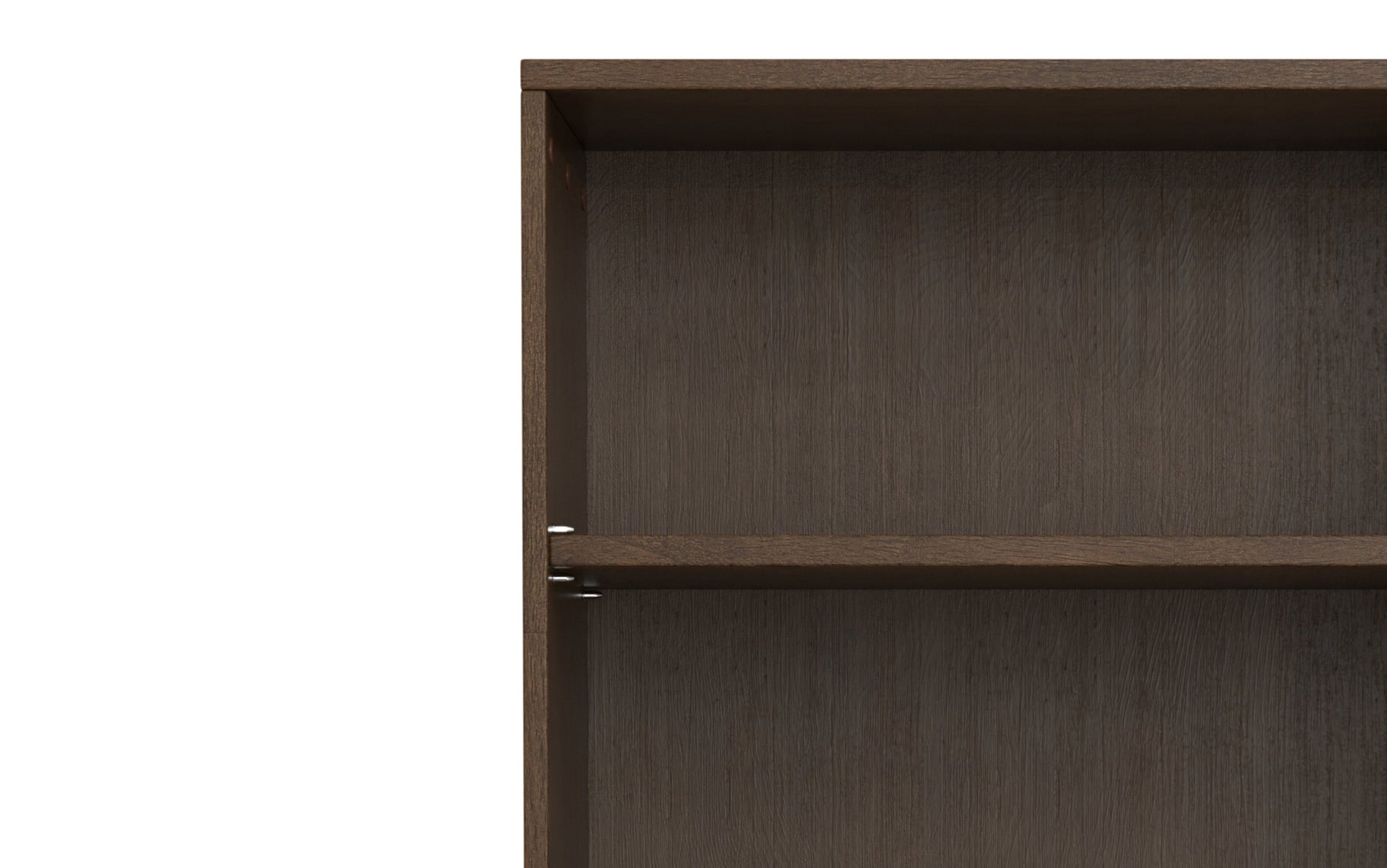 Walnut Brown | Harper 5 Shelf Bookcase