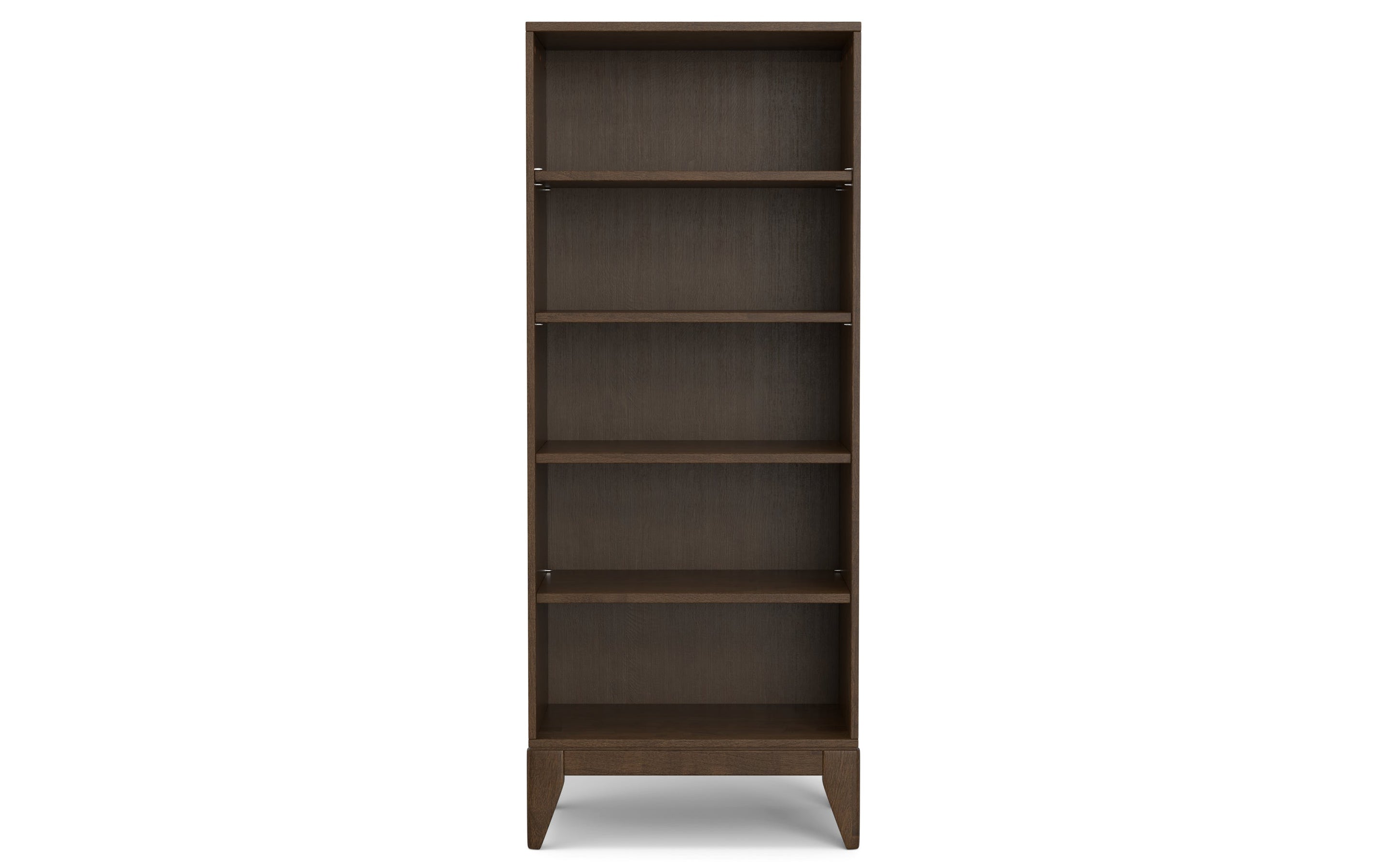 Walnut Brown | Harper 5 Shelf Bookcase