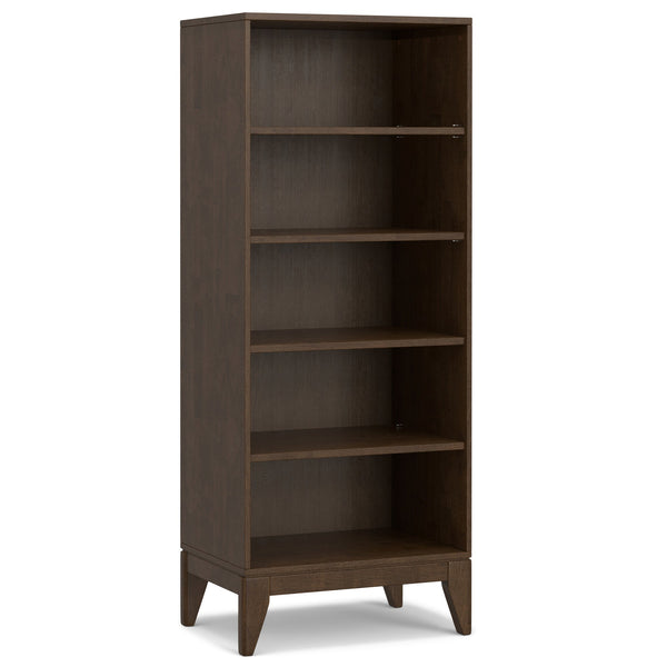 Walnut Brown | Harper 5 Shelf Bookcase