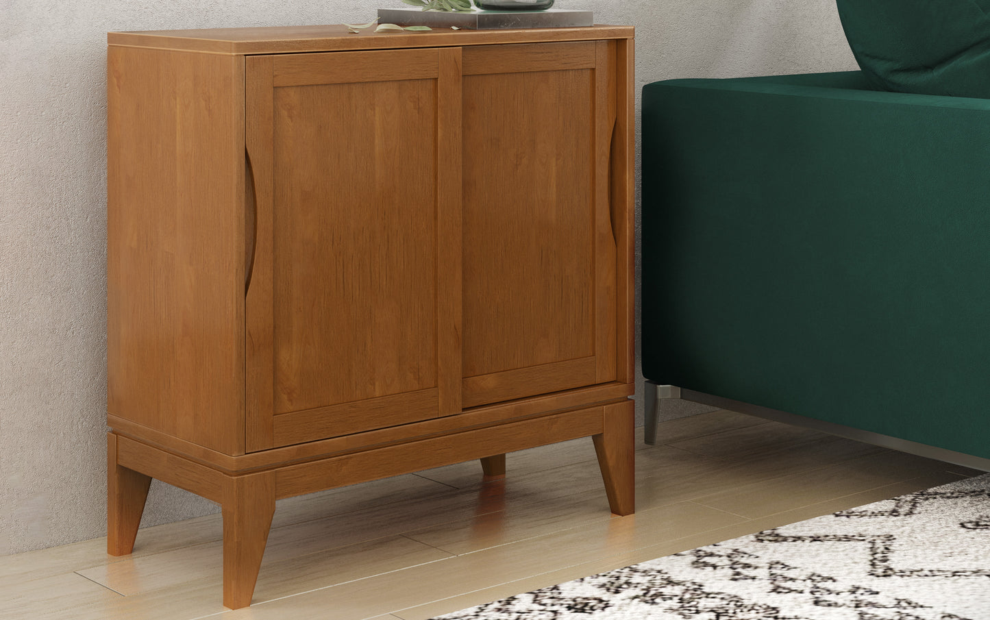 Teak Brown | Harper 30 inch Low Storage Cabinet