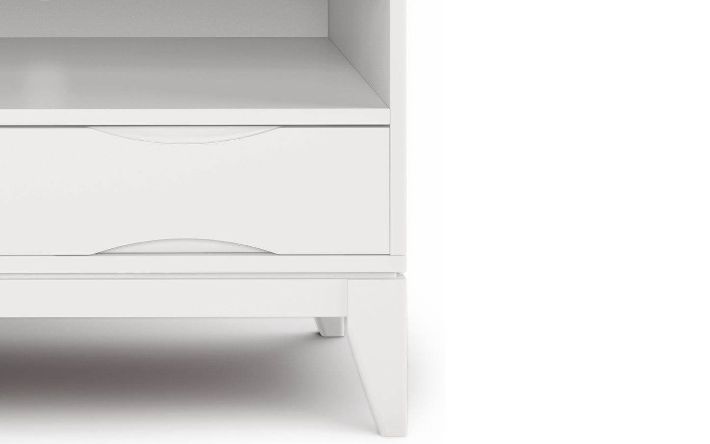 White | Harper 60 inch TV Media Stand