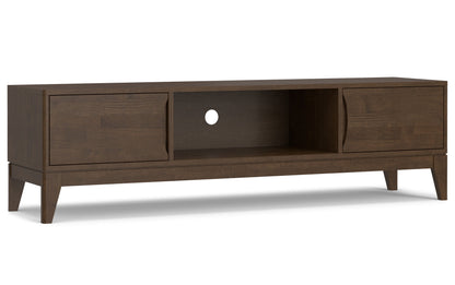 Walnut Brown | Harper 72 inch Low TV Media Stand