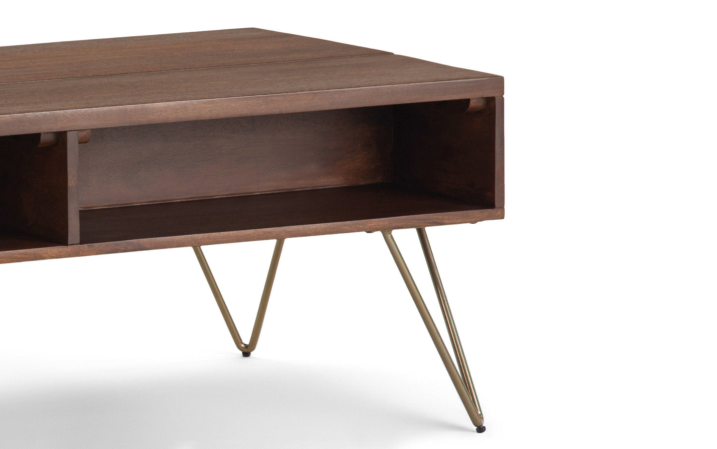 Umber Brown Gold Mango | Hunter Coffee Table