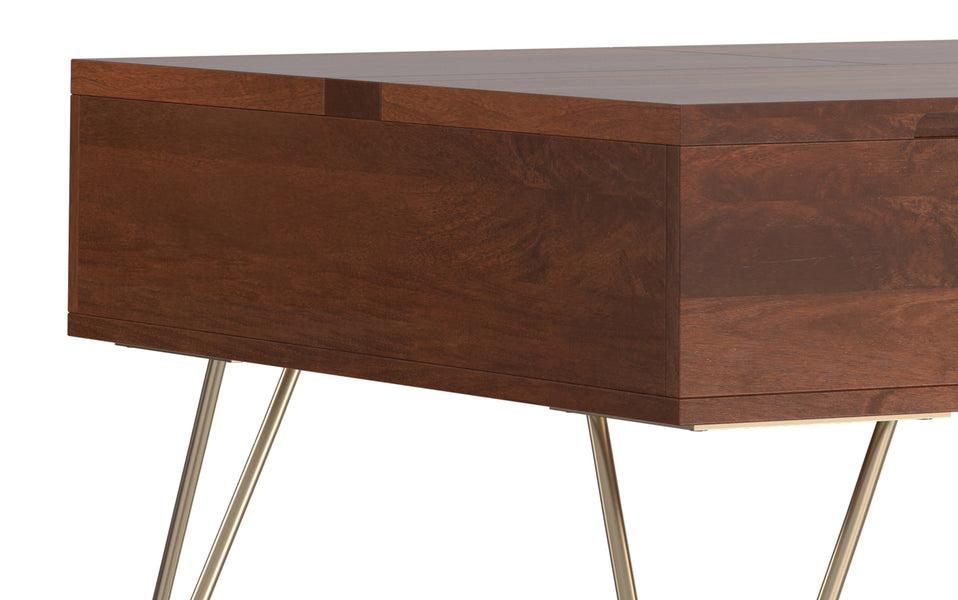 Umber Brown Mango | Hunter Lift Top Square Coffee Table