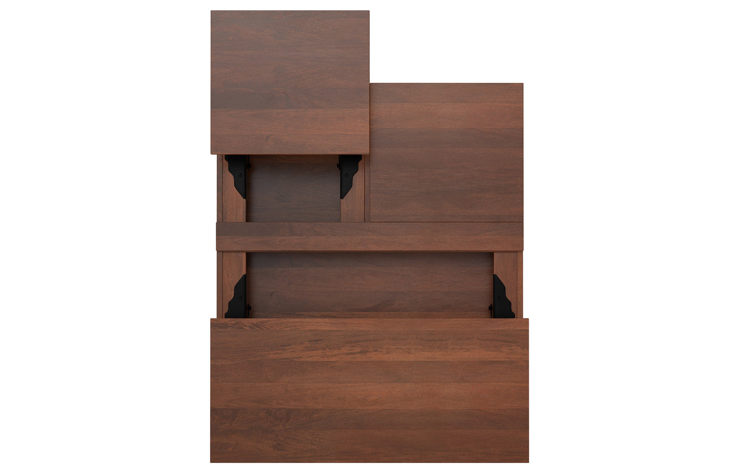 Umber Brown Mango | Hunter Lift Top Square Coffee Table