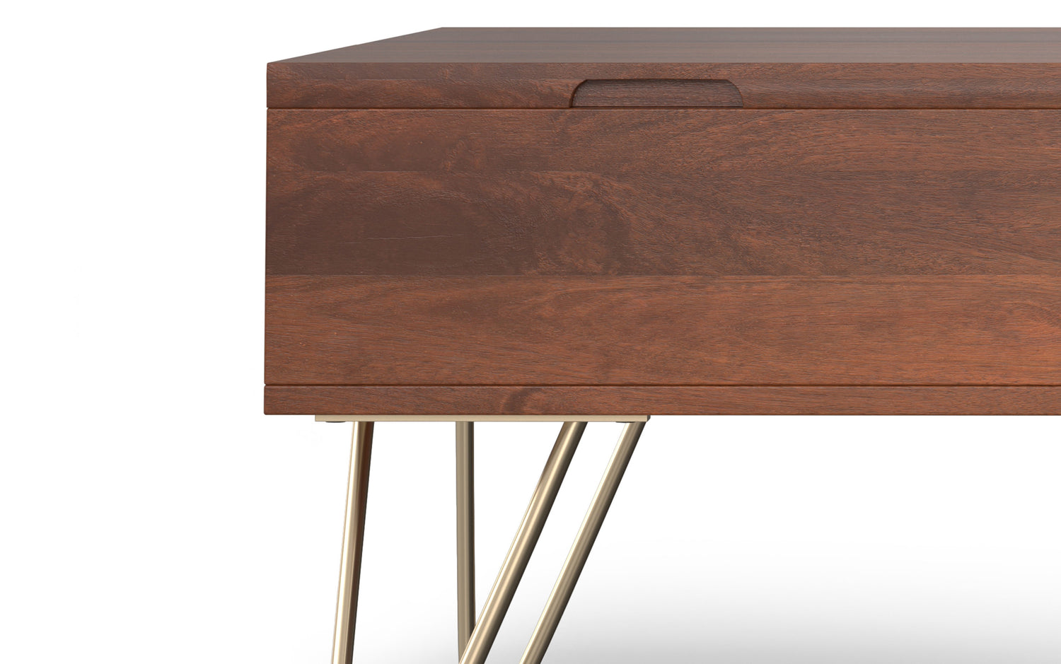 Umber Brown Mango | Hunter Lift Top Square Coffee Table