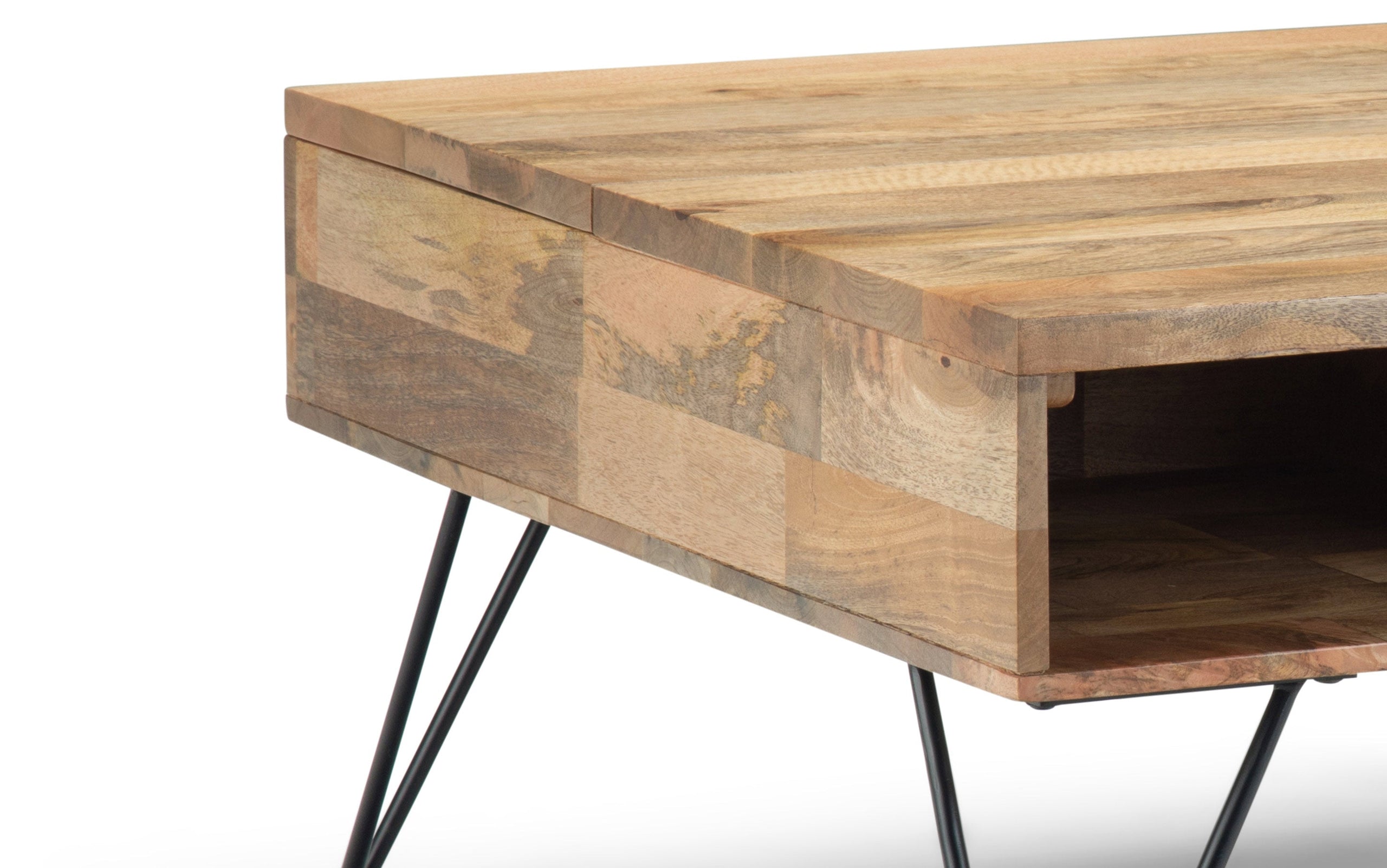 Natural Mango | Hunter Lift Top Square Coffee Table