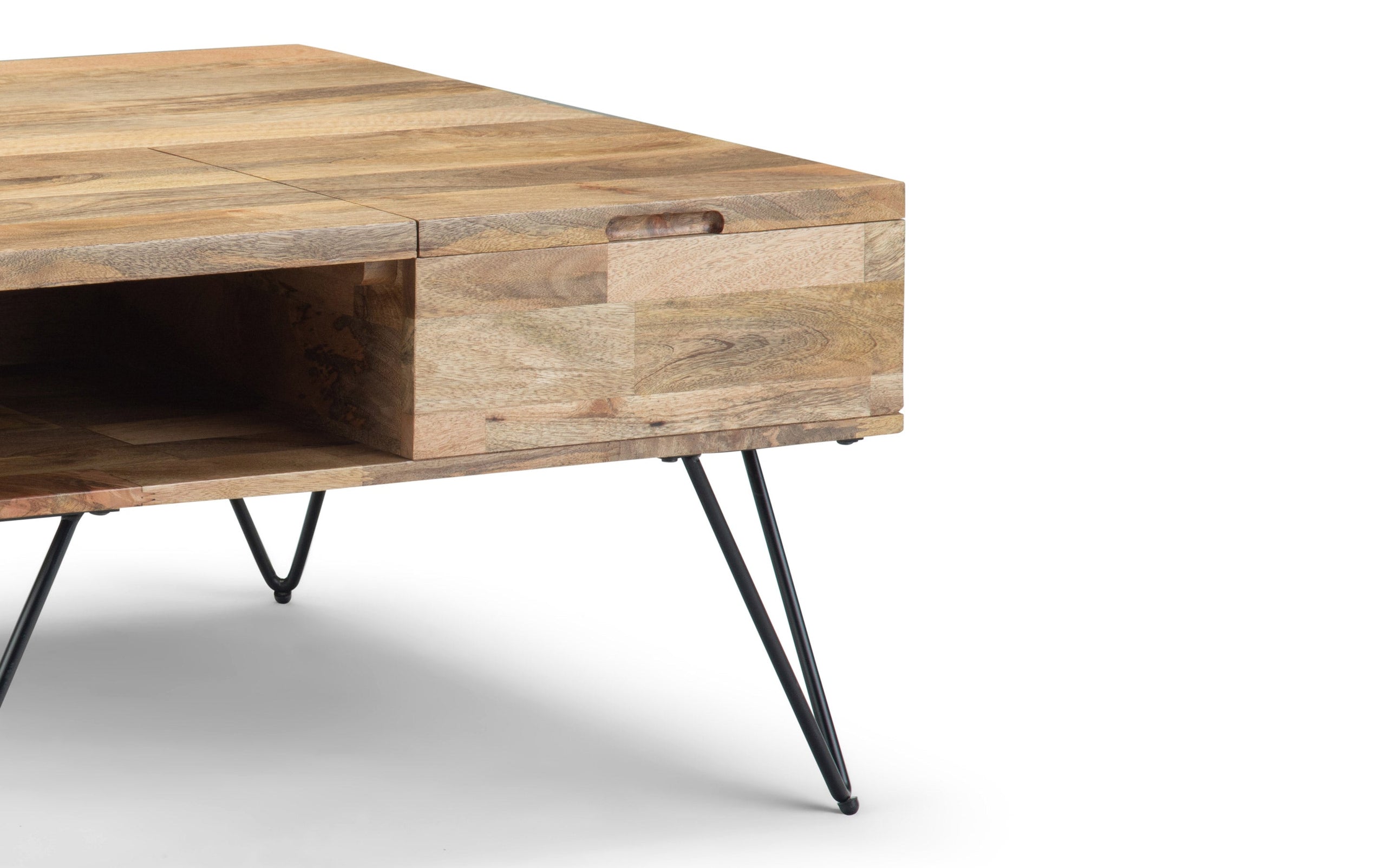 Natural Mango | Hunter Lift Top Square Coffee Table