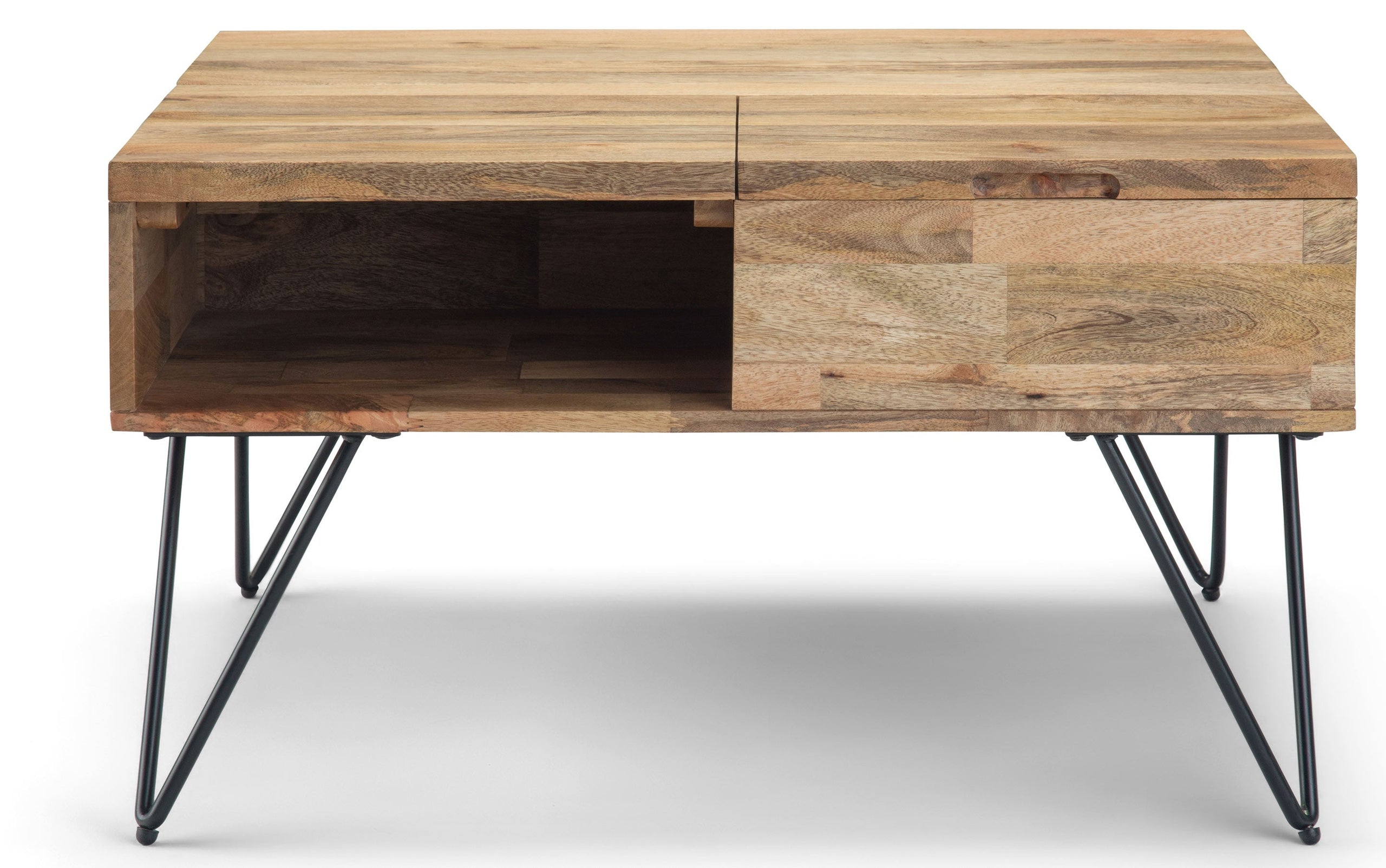 Natural Mango | Hunter Lift Top Square Coffee Table