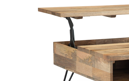 Natural Mango | Hunter Lift Top Square Coffee Table