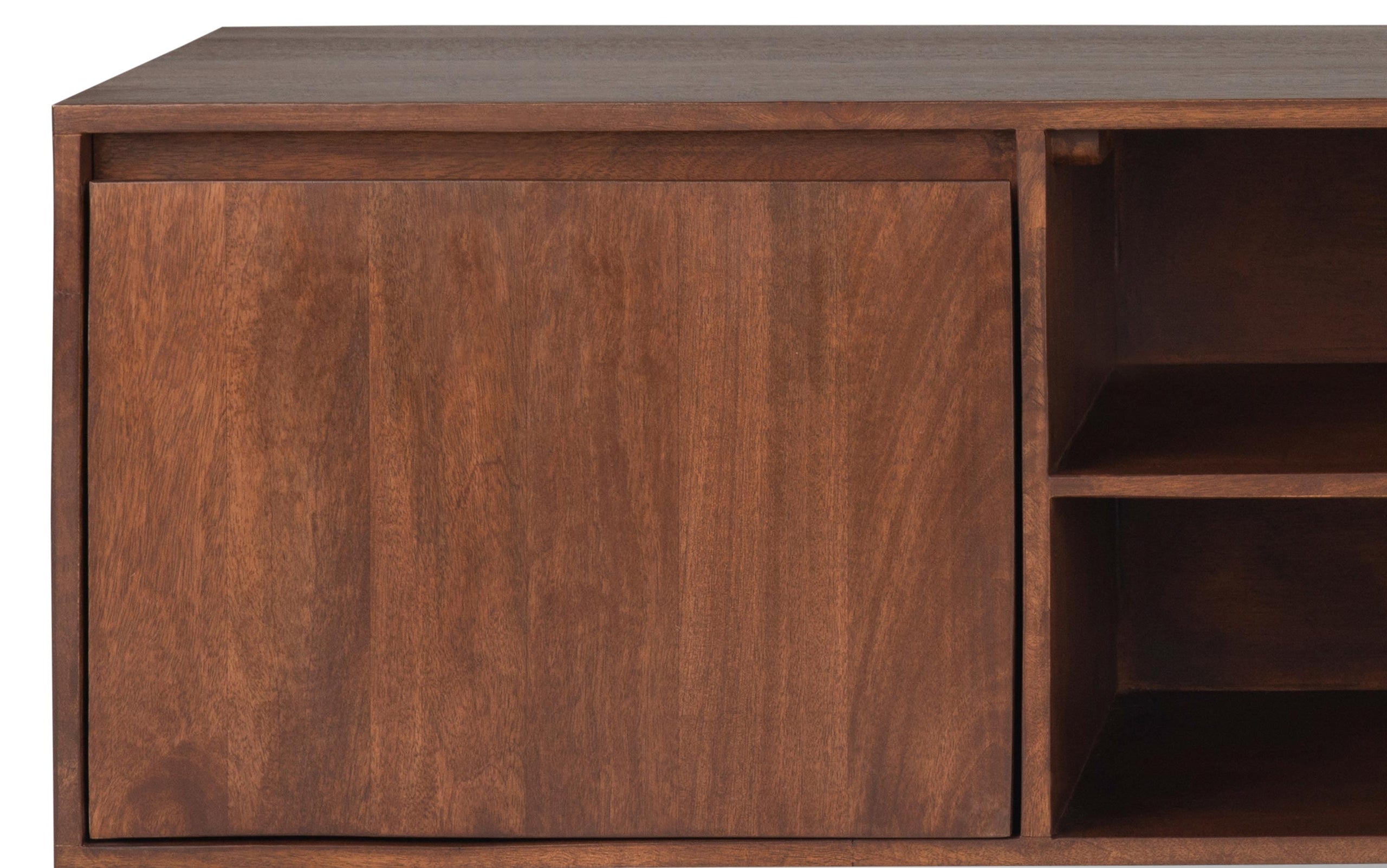 Umber Brown Mango | Hunter TV Media Stand in Mango