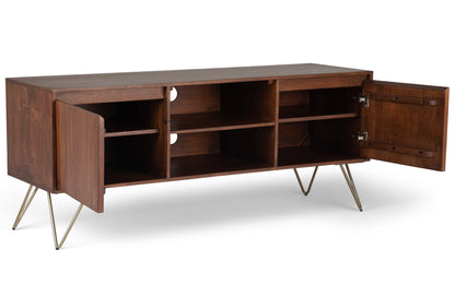 Umber Brown Mango | Hunter TV Media Stand in Mango