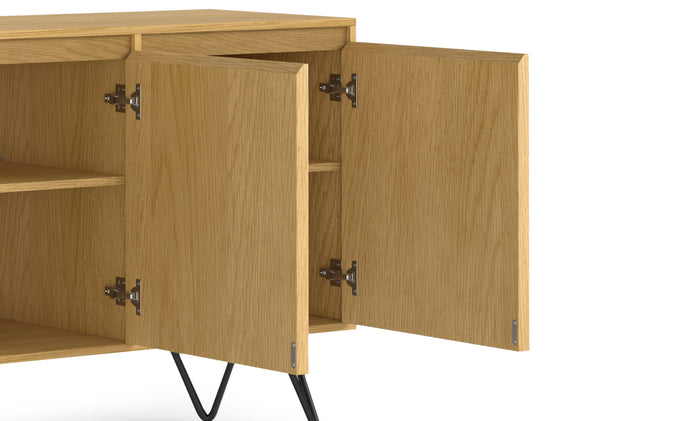 Hunter 3 Door Sideboard Buffet in Oak