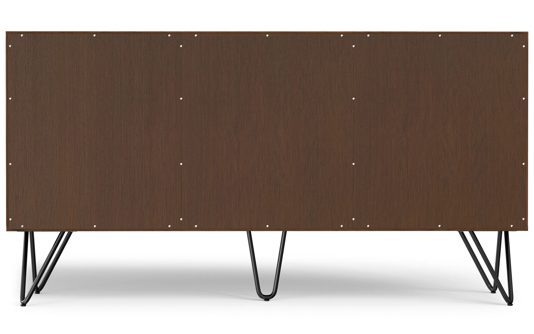 Walnut Solid Wood - Walnut | Hunter 3 Door Sideboard Buffet in Walnut