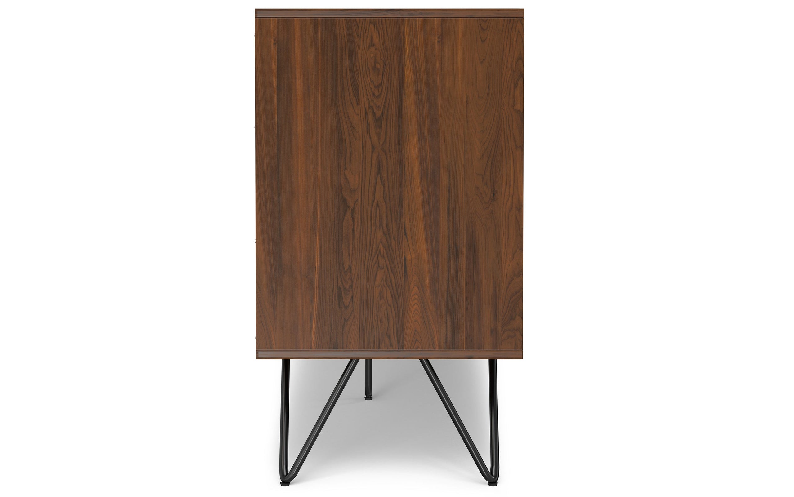 Walnut Solid Wood - Walnut | Hunter 3 Door Sideboard Buffet in Walnut