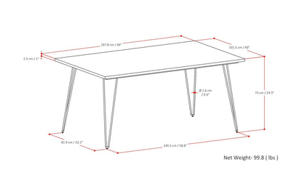 Natural Mango | Hunter Dining Table