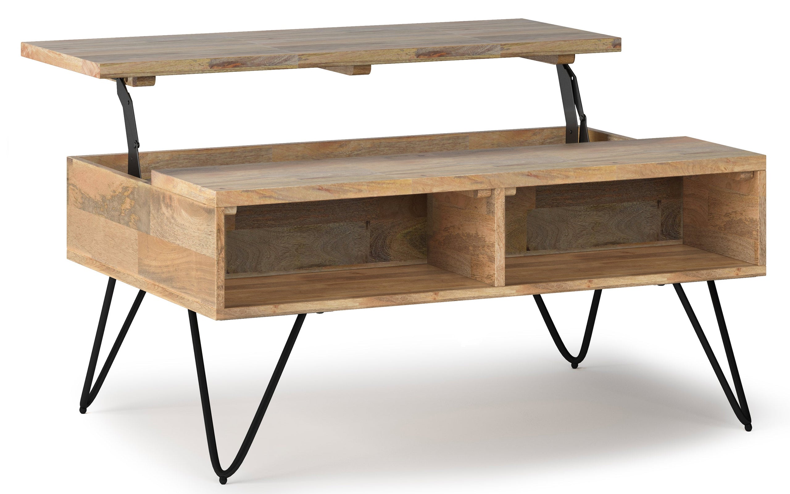 Natural Black Mango | Hunter Small Lift Top Coffee Table