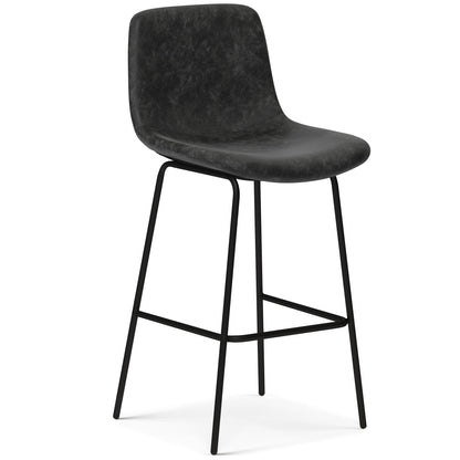 Distressed Charcoal Grey | Jolie Bar Stool (Set of 2)