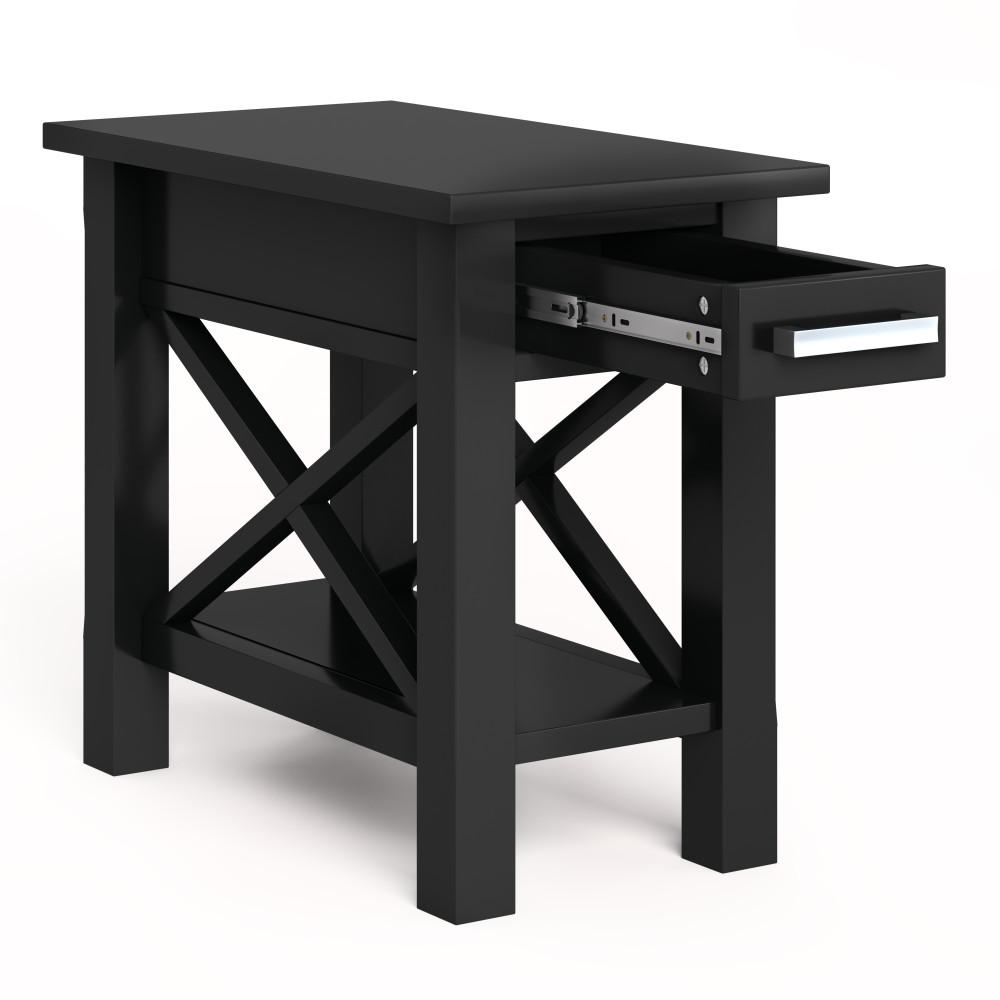 Black | Kitchener Narrow Side Table