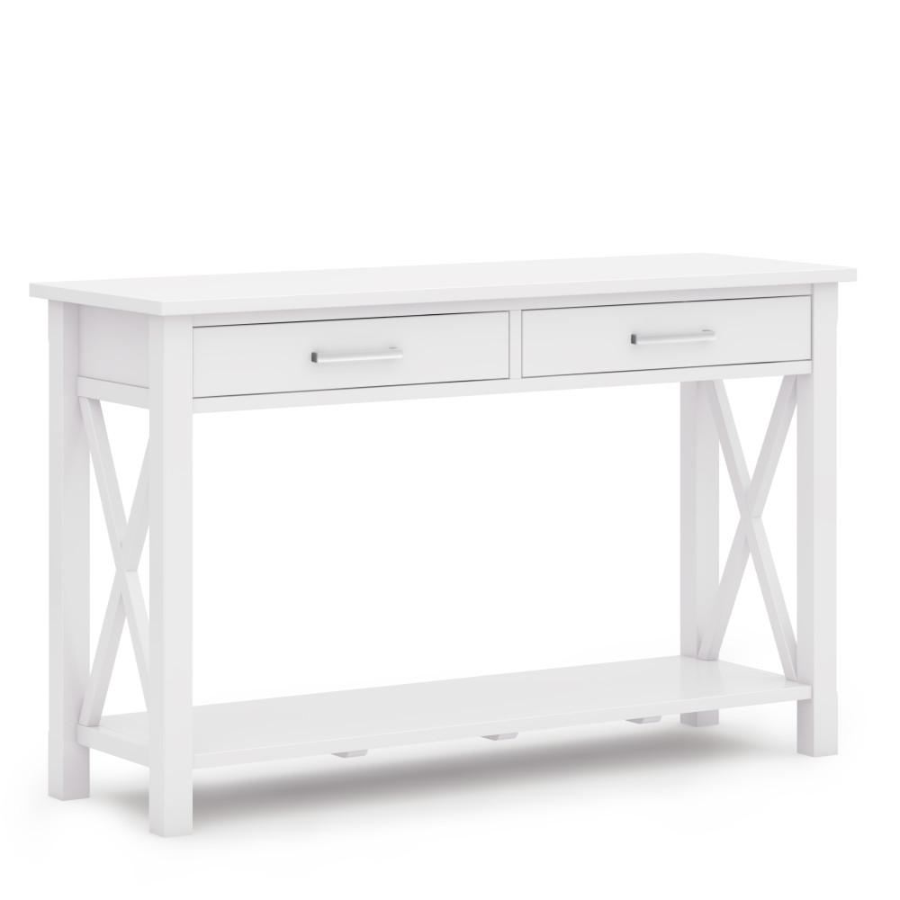 White | Kitchener 47.5 inch Console Sofa Table